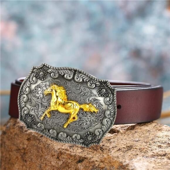 Western cowboy belt buckle for belt accessories Custom buckle - Picture 5 of 7
